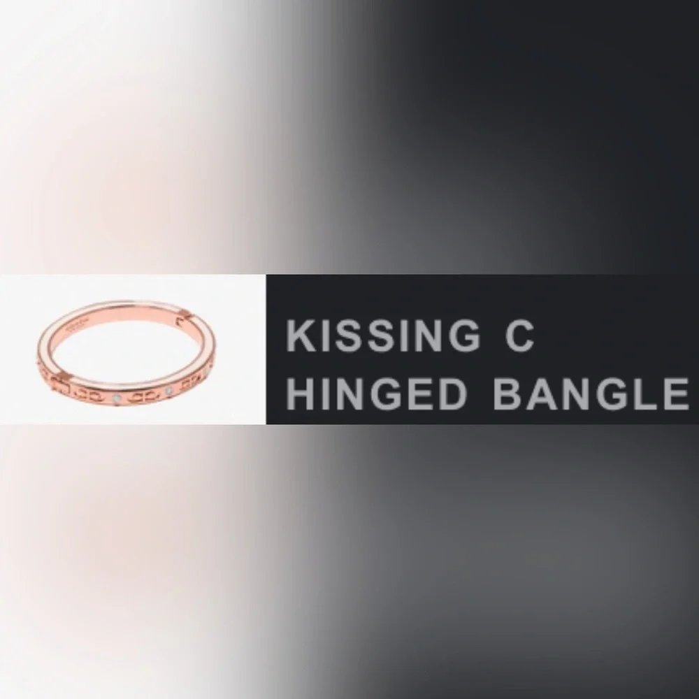 Coach Rose Colored Bangle - Picture 2 of 2